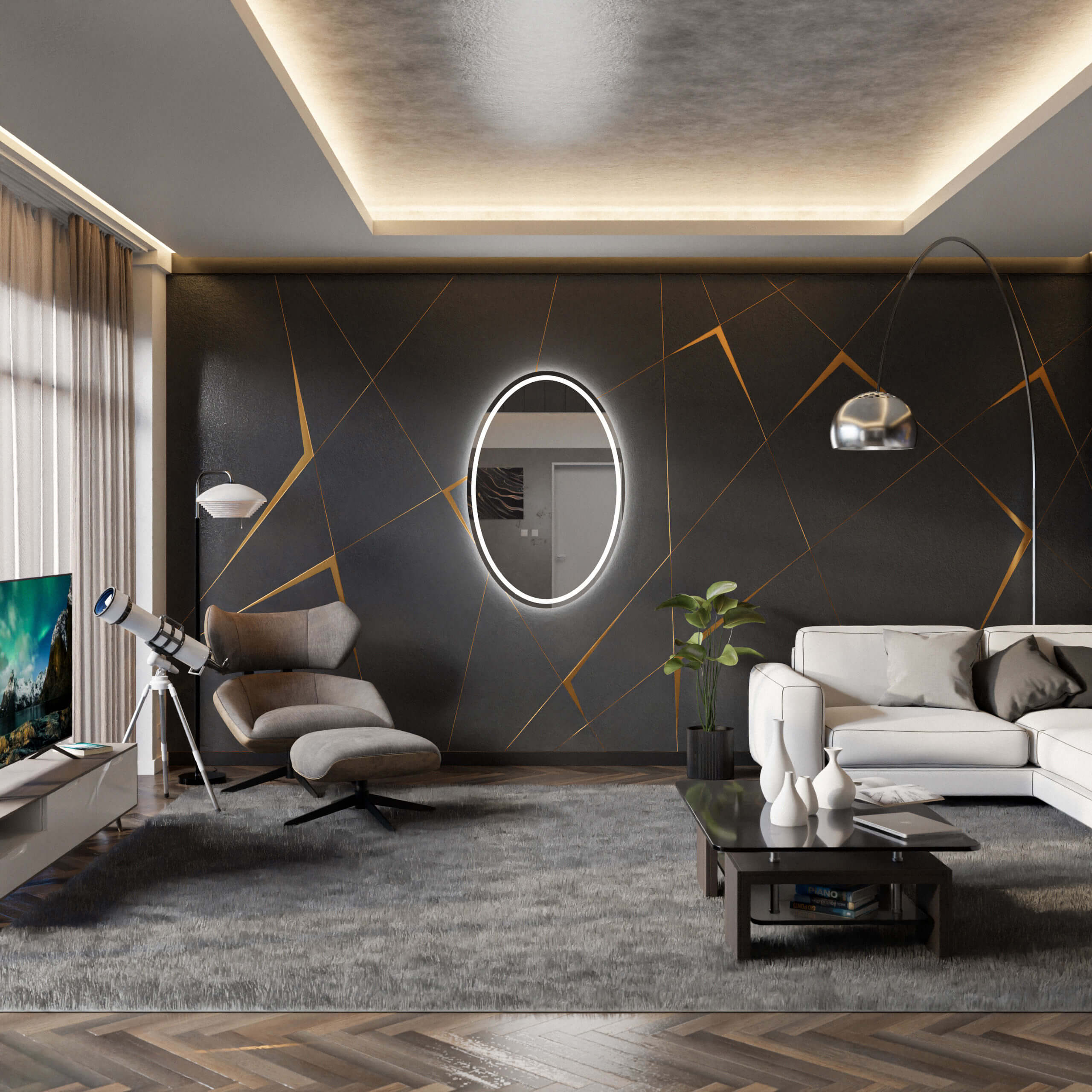 LED zrcadlo do předsíně PANAMA_1